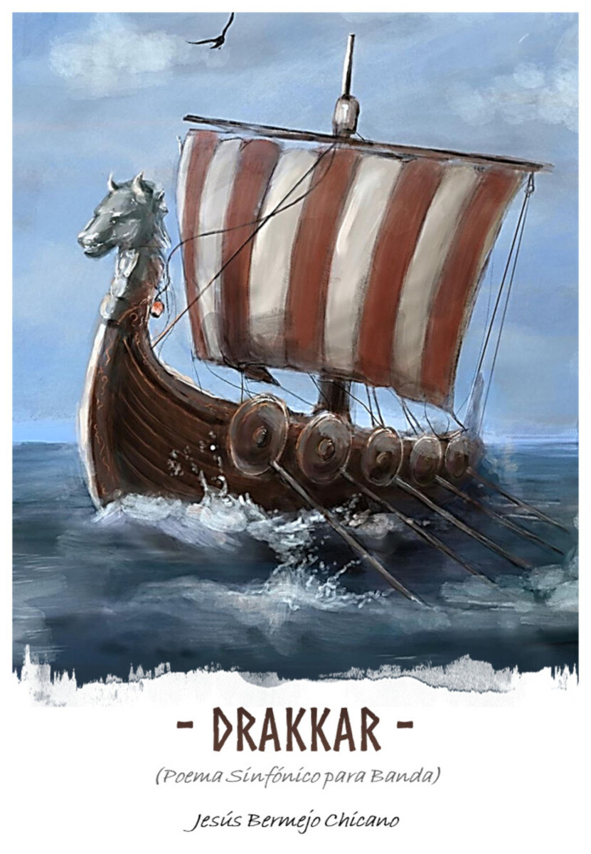 Portada 'Drakkar' obra músico Jesús Bermejo